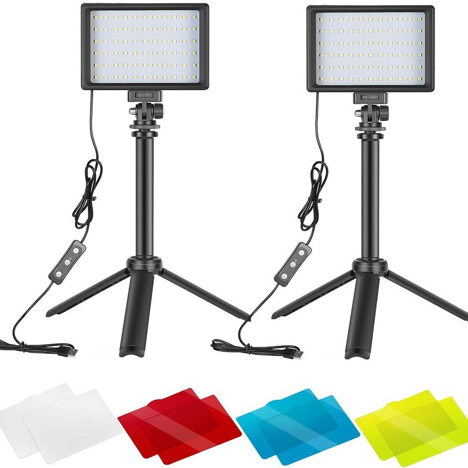 Luz de relleno LED para fotografía transfronteriza, luz de belleza especial para transmisión en vivo móvil, luz suave de escritorio de 40 cm, regulable