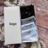 Ship socks 2 white 2 black and 1 gray