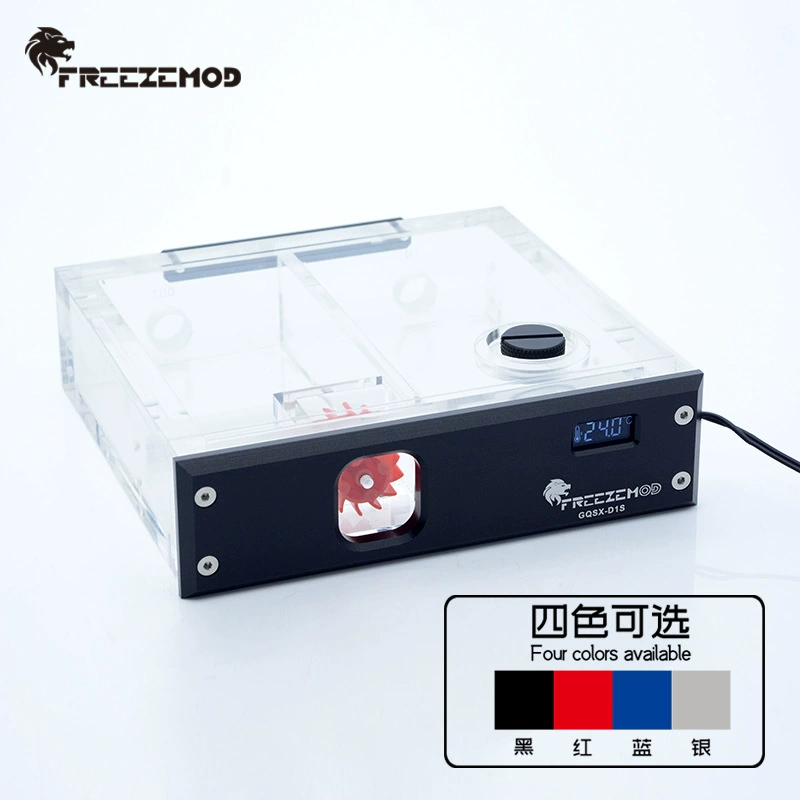 Freezemod компьютерная водяной холодный бак одиночный световой привод GQSX-D1S металлическая панель VA LCD дисплей температуры