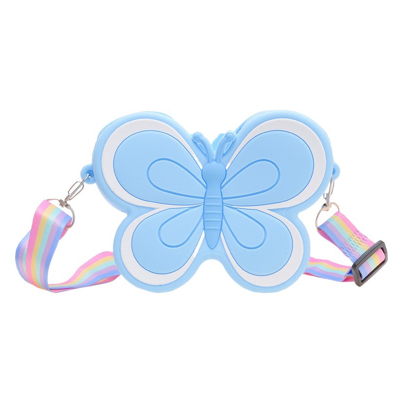 Niños de silicona bolsas suaves chicas bebés bolsas de cambio popular nueva mariposa coreana lindas bolsas de princesa para chicas