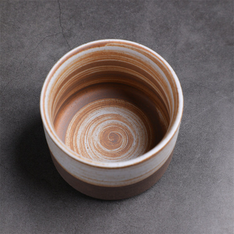 Vintage Minimalist Ceramic Espresso Cup Set For Afternoon Tea_voghion.com