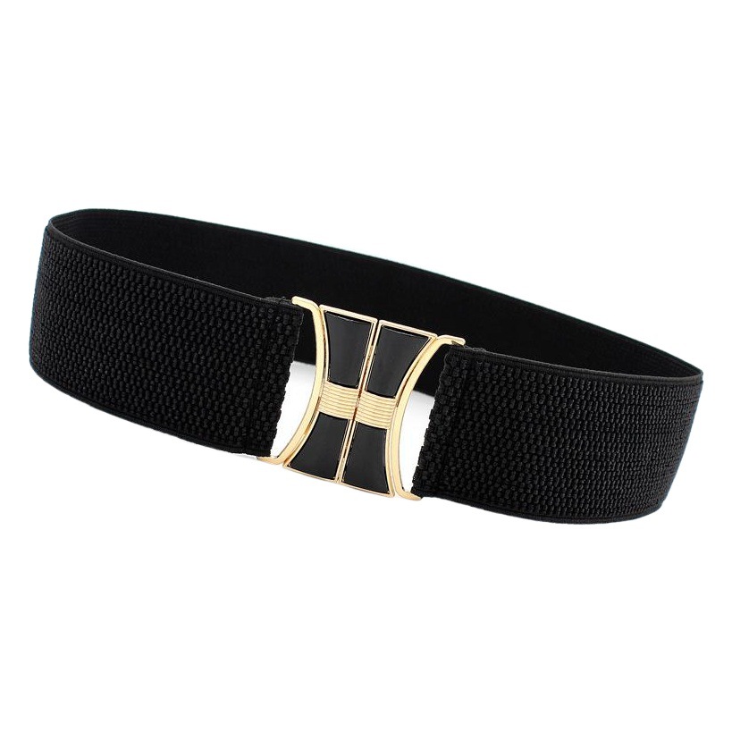 Arco decorativo sello de cintura del todo fósforo con falda hebilla de la hoja de las mujeres cinturón elástico Delgado elástico cinco estilos