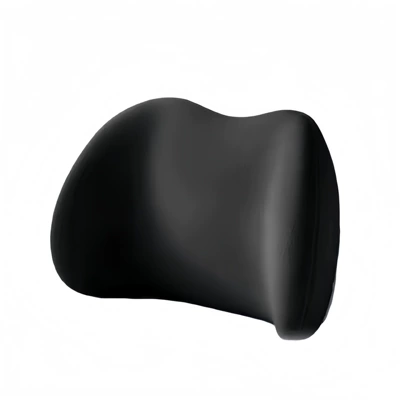 Support Cushion Seat Backrest: Headrest - black-waistrest-quiet-surface-without-logo