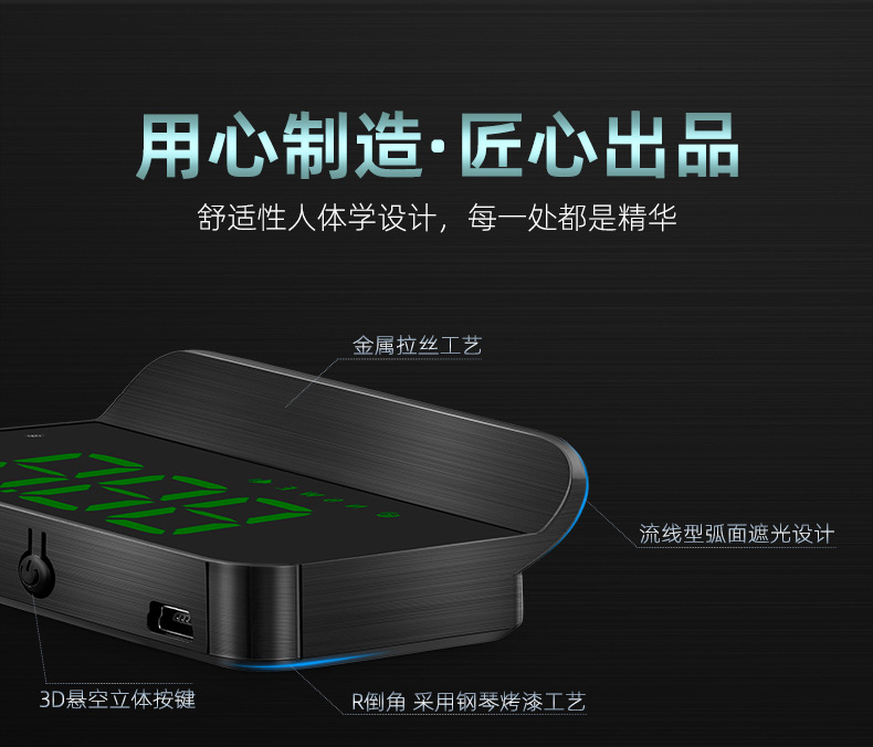 Cross-Border Hud Head-Up Display M1 Car Gps Speed Multi-Function Instrument Projector High-Definition Universal for Cars