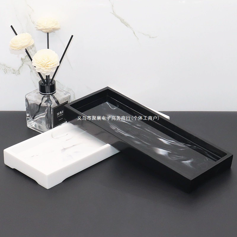 Набор для ванной комнаты, поднос для туалетных принадлежностей, модель для декора комнаты, поднос для бутылки с антисептиком для отеля, поднос для ванной комнаты