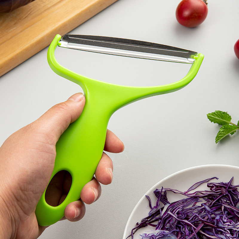 Cuchillo de afeitar vegetal multifuncional, cuchillo de pelar doméstico, repollo, brócoli, repollo morado, ensalada rallada, cuchillo de seda