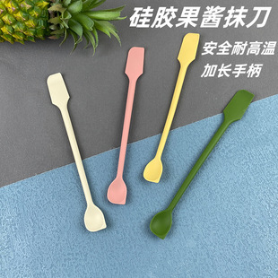 Cross-Border Jam Spatula Household Double-Headed Stirring Stick Spoon Silicone Double-Headed Jam Spatula Kitchen Silicone Spatula