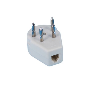 T101 6P4C RJ11 Dutch head Dutch telephone adapter Dutch to American connector adapter box