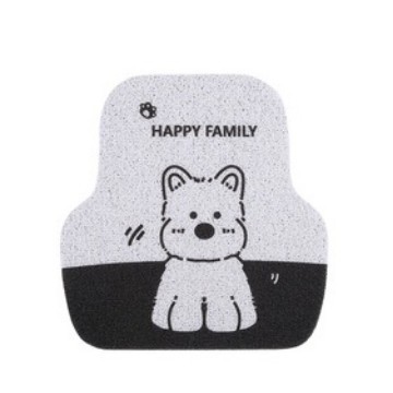 Car interior accessories, cartoon animal tissue box foot pad universal anti-slip waterproof car storage napkin