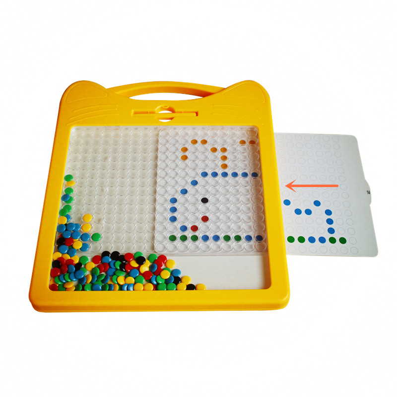 IntelliGem New Product Card Magnetic Steel Bead Chocolate Bean Magnetic Bean Drawing Board Magnetic Writing Drawing Board