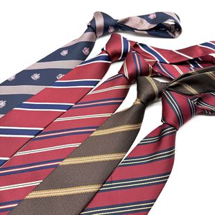 Factory JK Uniform Japanese College Style Tie Crown Fashion Casual Jacquard Stripe Joker Tie Tie