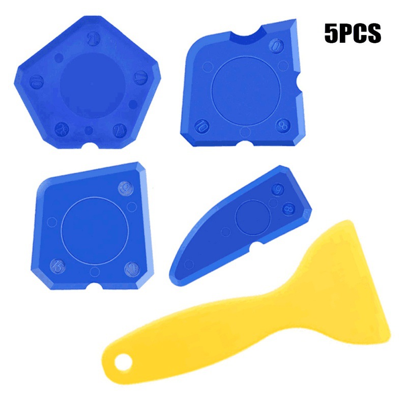 5件套美缝工具填缝涂抹器刮板刮刀地板窗间隙修整工具