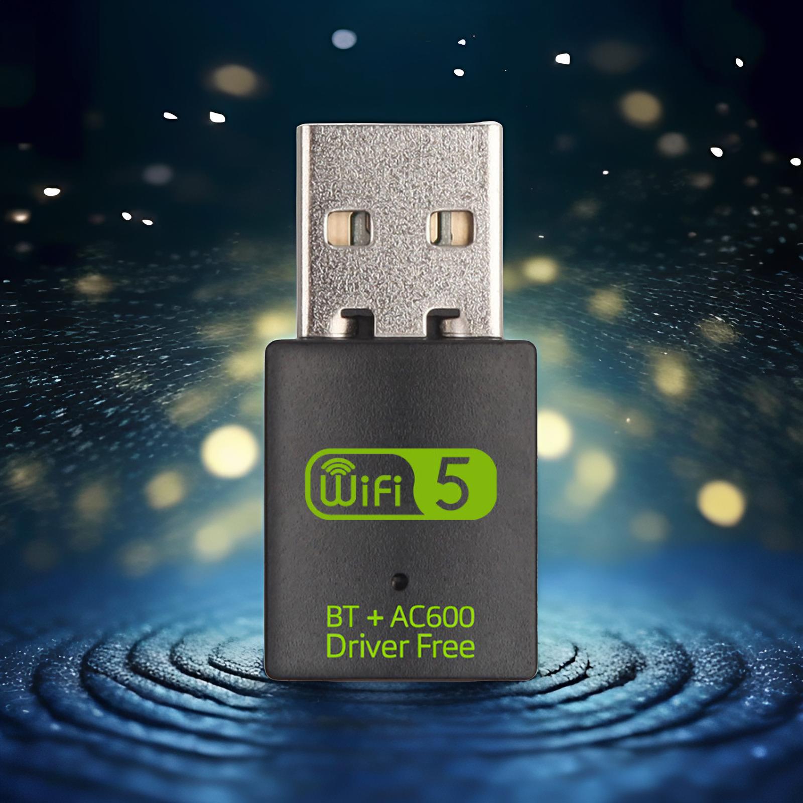 Adaptador de receptor de tarjeta de red inalámbrica WiFi6 Bluetooth 5.4 tarjeta de red de conducción libre Bluetooth 5G tarjeta de red de banda dual