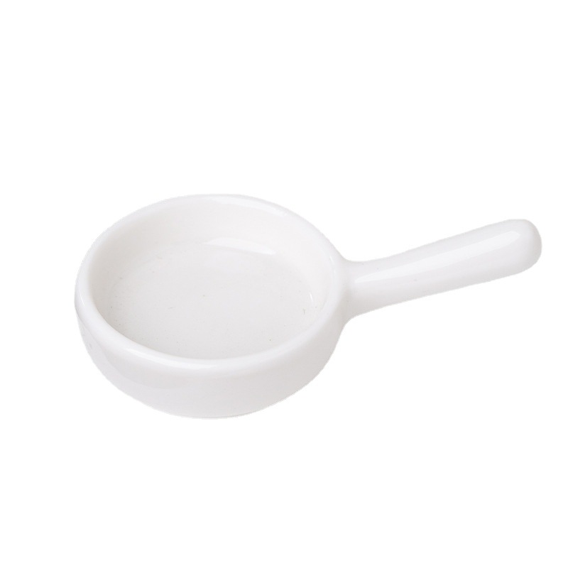 Vela fregona cerámica aromaterapia lámpara quemador vela bandeja caliente té cera aceite esencial pequeña ronda vela anti-scald mango cuchara