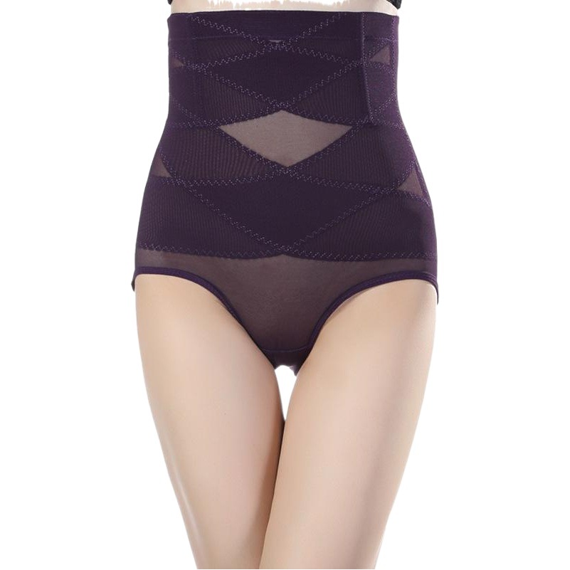 Traceless Slimming Waist Restraint Body Shaping Pants Gastric Recovery Abdominal Hip Lifting Postpartum High Waist Abdominal Tinting Underwear for Women