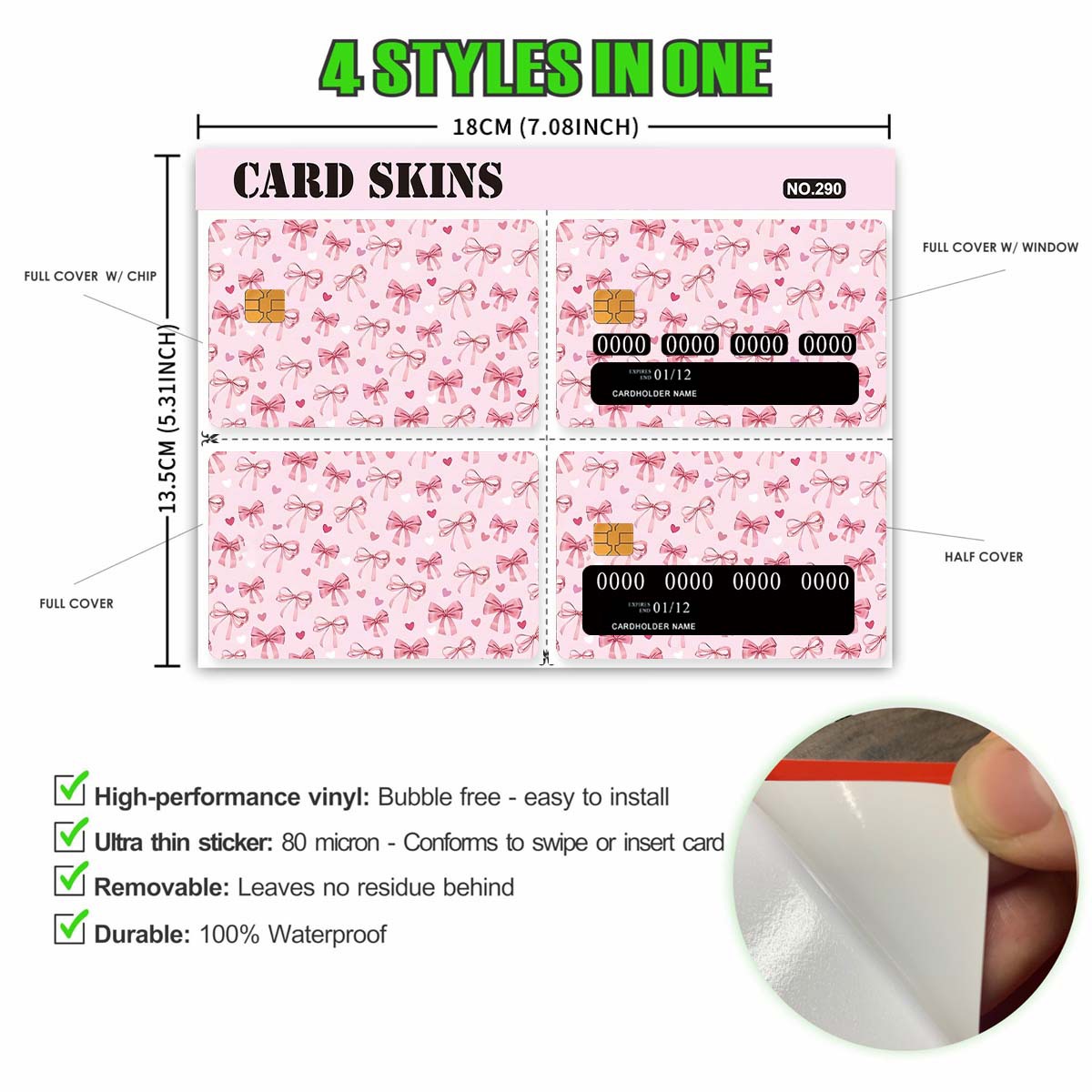 C model 4 sticker set (18x13.5 cm)