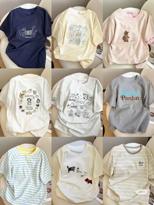 13 行 2025 夏の新韓国スタイル半袖 Tシャツ女性の綿ルーズ半袖トップス女性の卸売供給|undefined