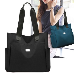 New large-capacity portable cloth bag Oxford Butot female student hand bag shoulder bag factory wholesale large bag