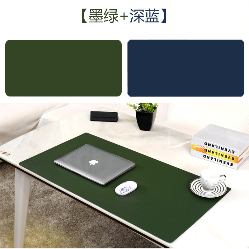 工場現物皮質オフィステーブルパッドキーボードパッドマウスパッド超大型皮革事務机パッド|undefined