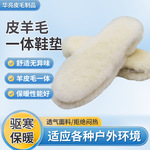 澳洲羊毛鞋垫皮毛一体冬季加厚保暖鞋垫男女通用保暖防寒羊毛鞋垫