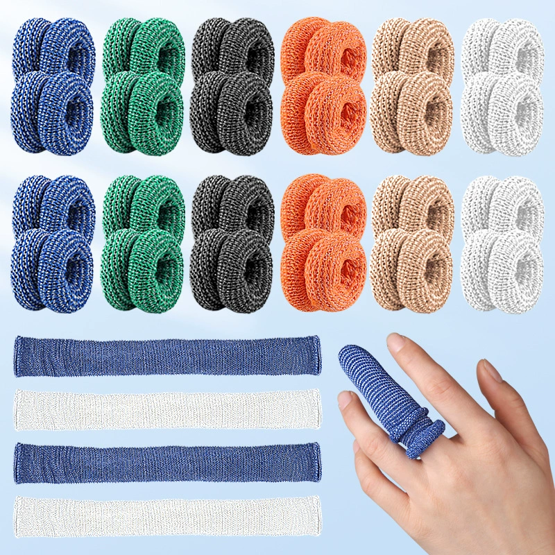 Трансграничные горячие продажи трубчатые защитные приспособения для пальцев мягкие отскоки дышащие, фиксированные накладки, спортивные повязки