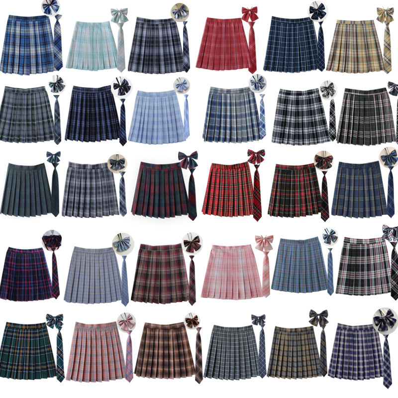 Jk Uniform Paid Skirt Japanese College Style Pleated Skirt Skirt High Waist Skirt Soft Girl Student Uniform New