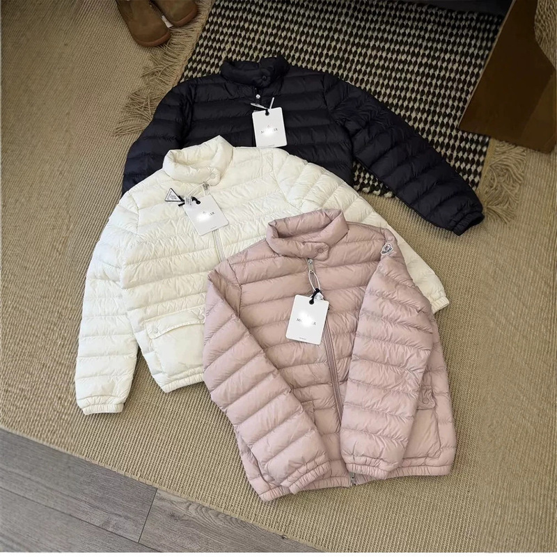 Cross-border foreign trade LAN series ribbed goose down lightweight down jacket with stand-up collar, similar to the one worn by Sun Li, warm coat for women Cross-border foreign trade LAN series ribbed goose down lightweight down jacket with stand-up collar, similar to the one worn by Sun Li, warm coat for women