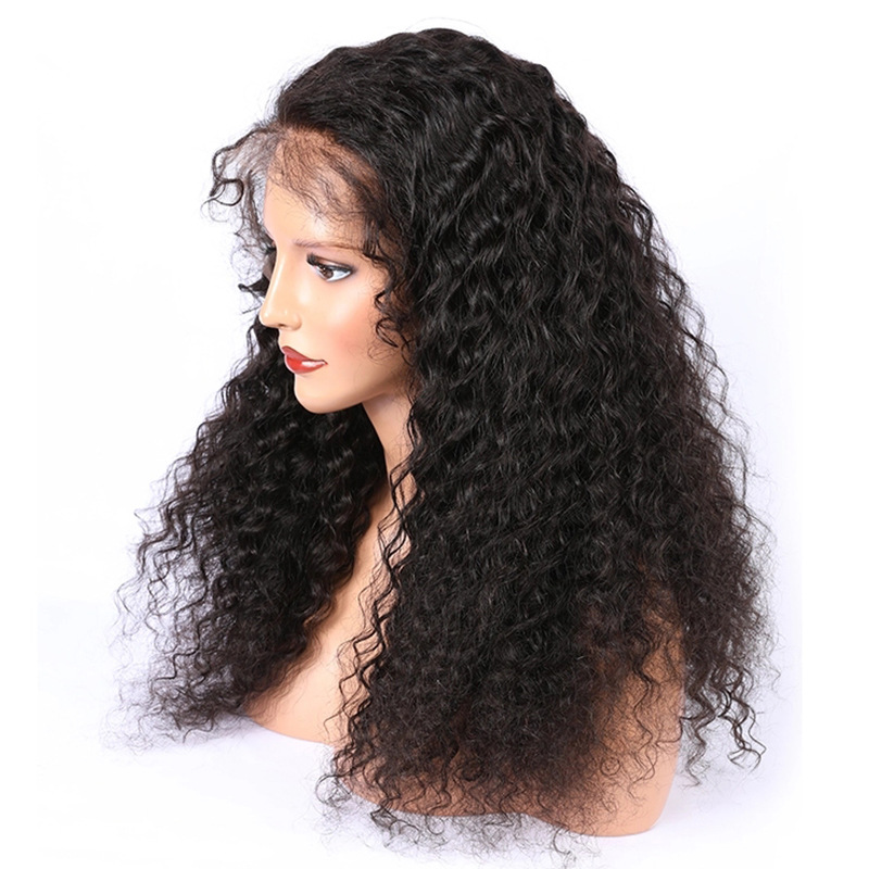 2020 transfronteriza nueva peluca cabeza cubierta europea y americana Peluca de fibra química de alta temperatura fábrica de seda al por mayor medio largo pelo rizado