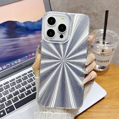 ins風適用蘋果15promax手機殼14全包iPhone13鐳射極光12pro防摔11