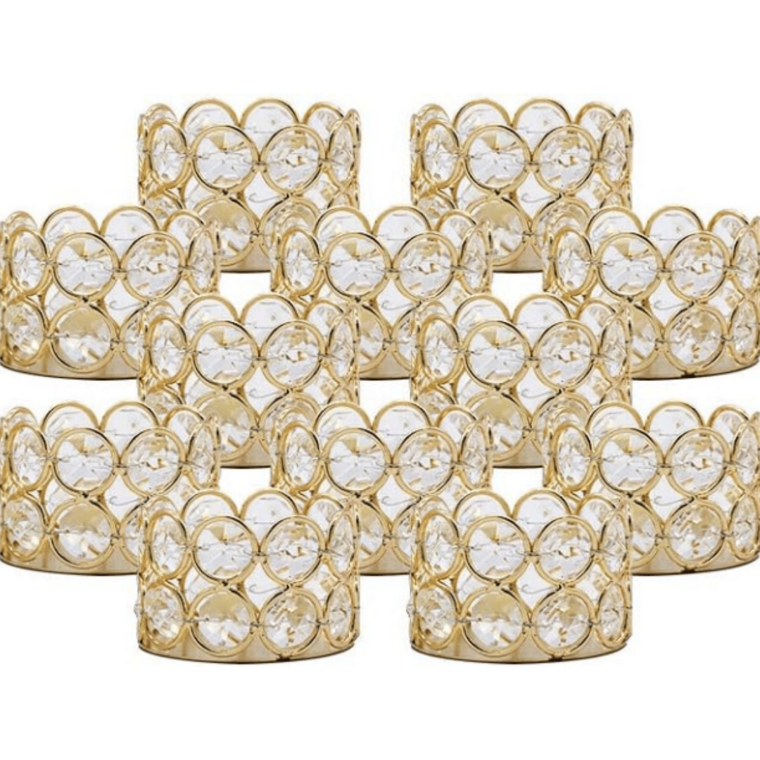 Transfronterizo amazónica candelabros de oro candelabros de cristal europeo candelabros de hierro forjado creativos candelabros de vela vela cena taza de vela