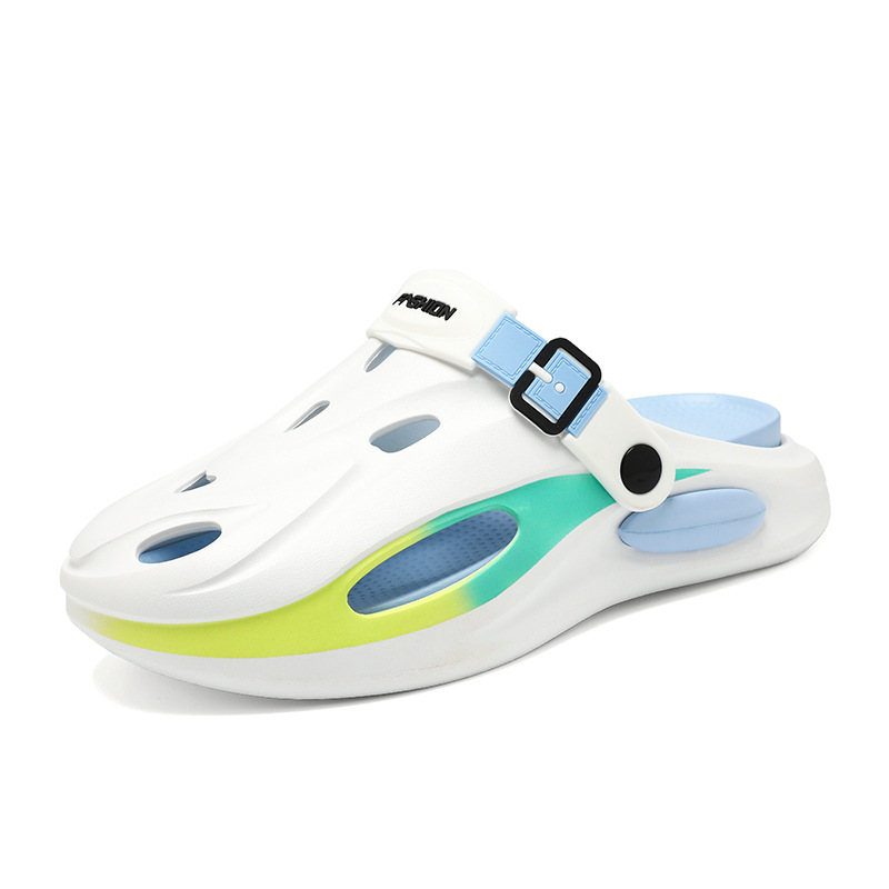 EVA primavera y verano hogar casual perezoso transpirable multicolor zapatos planos cómodos de playa sandalias de hombre