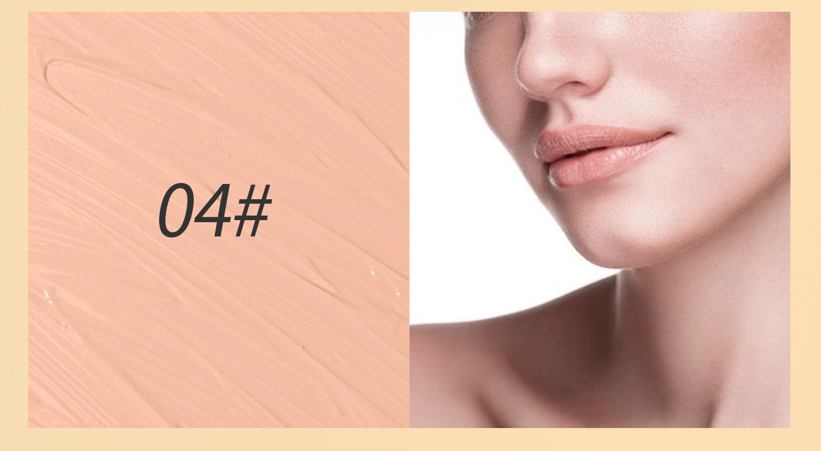 Hellokiss Concealer Foundation Moisturizes, adheres well and naturally brightens the wheat bronze color. Temperature-adjustable Foundation cross-border undefined