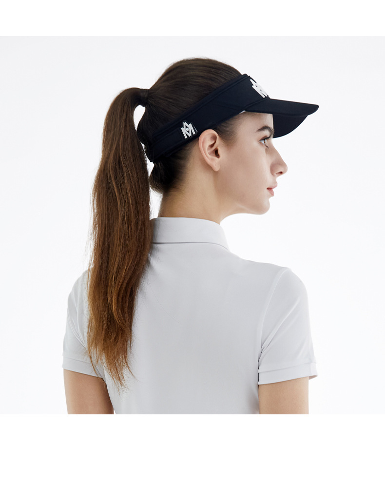 Mũ golf nữ không đầu Moeyes Magic Eye phối màu tương phản, dây hút mồ hôi chống nắng — M23MZ003-Đen Trắng, M23MZ003-Trắng Đen, M23MZ004-màu trắng, M23MZ005-màu trắng chi tiết 32