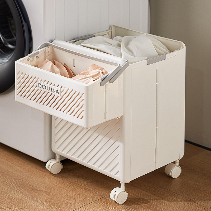 Canasta de ropa sucia plegable ins Canasta de ropa sucia portátil multifuncional Canasta de almacenamiento de gran capacidad para el hogar Canasta de almacenamiento de baño