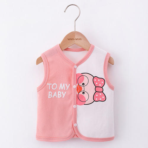 Baby vest spring and summer baby thin baby jacket newborn clothing set children's jacket one piece dropshipping