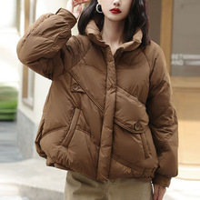 清仓羽绒服女冬季2025百搭轻便小个子保暖显瘦短款立领休闲外套潮