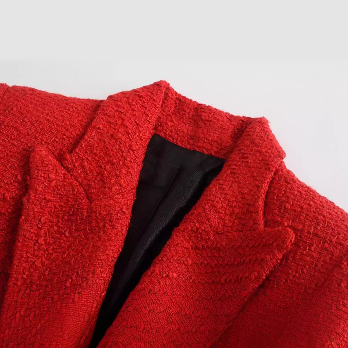 Elegant Suit Jacket Red