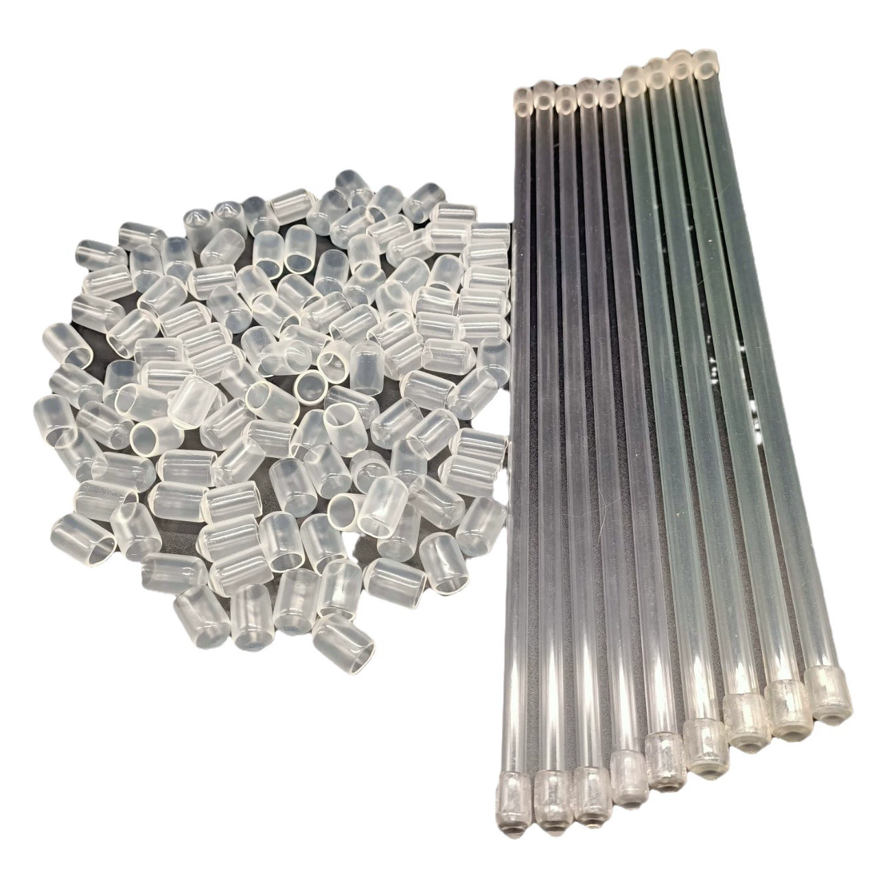 Сказочная палочка материал ручной работы Горячие Новые забавные аксессуары для кошачьих палочек DIY с кольцом стальная проволока ПВХ Прозрачная Жесткая пластиковая труба