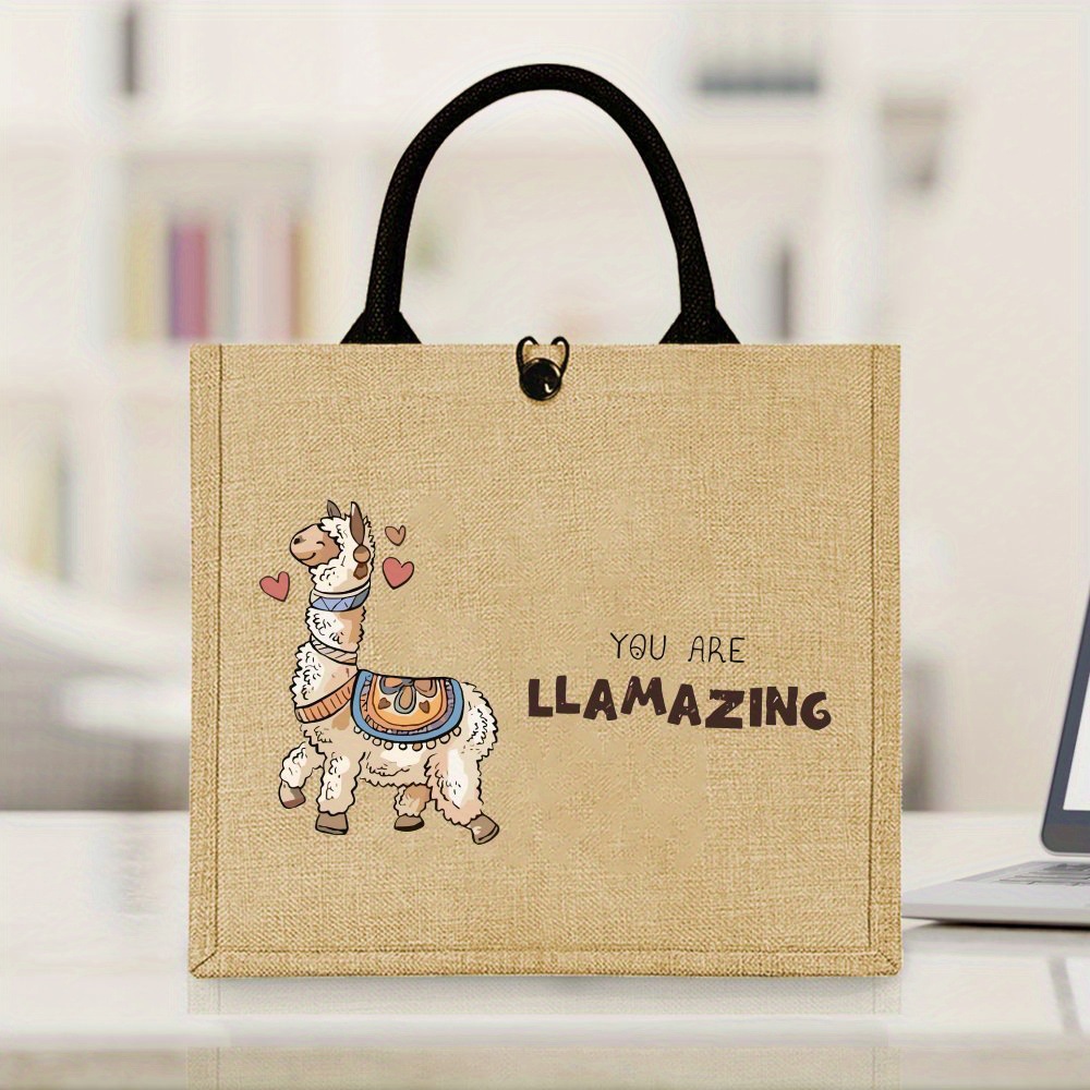 funny capacious durable travel alpaca for traveling