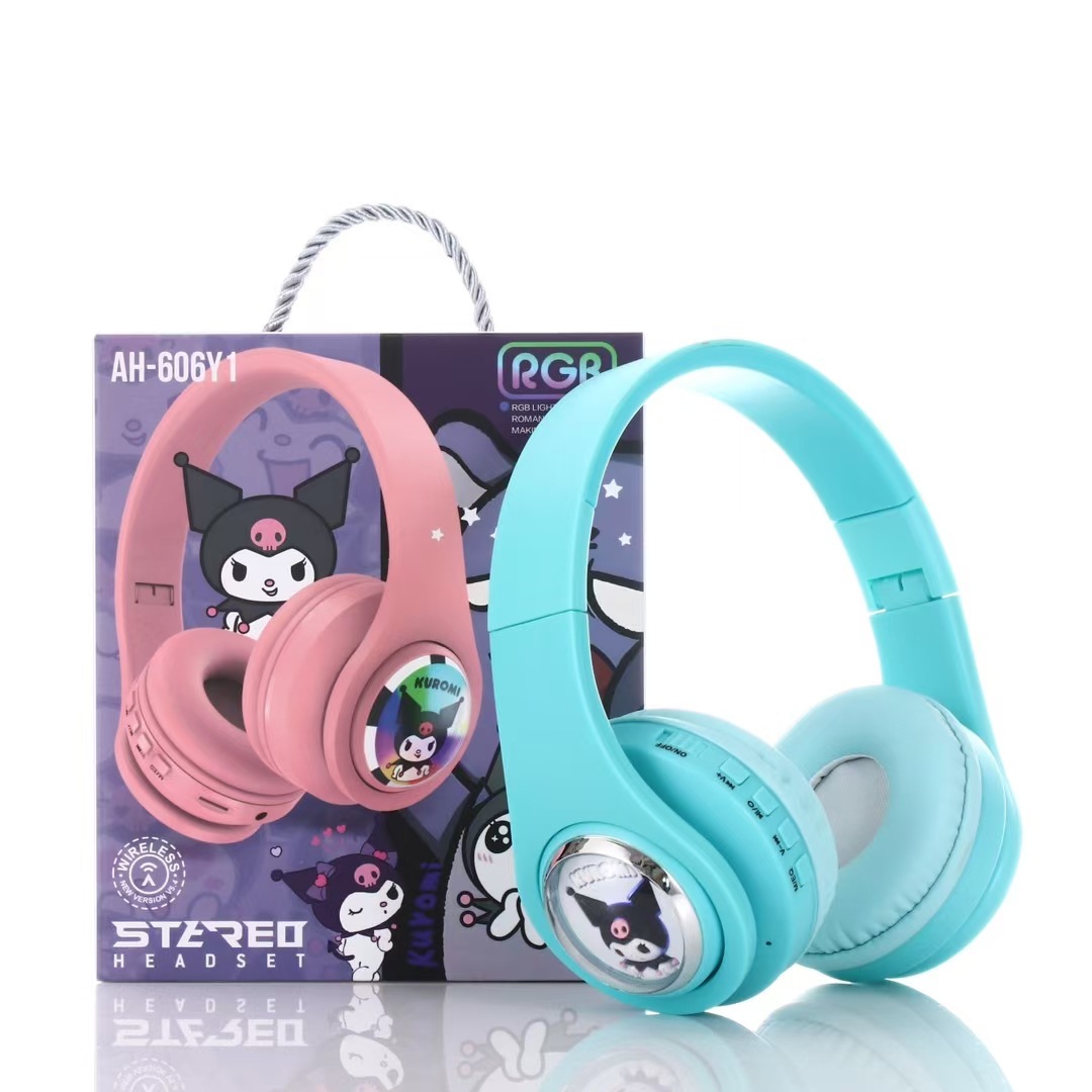 Nueva cápsula Koolomi auriculares Bluetooth de dibujos animados lindos auriculares estéreo de música computadora image 8