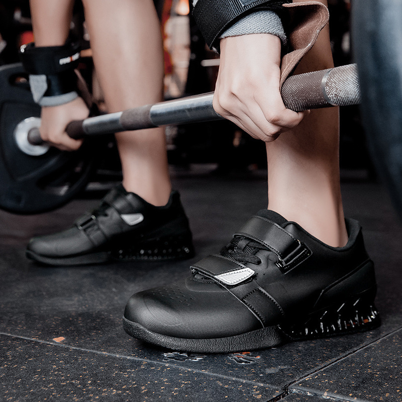 New Men's Professional Weightlifting Shoes, Comprehensive Training Shoes, Indoor Fitness Deadlift Shoes, Hard Men's Strength Professional Squat Shoes