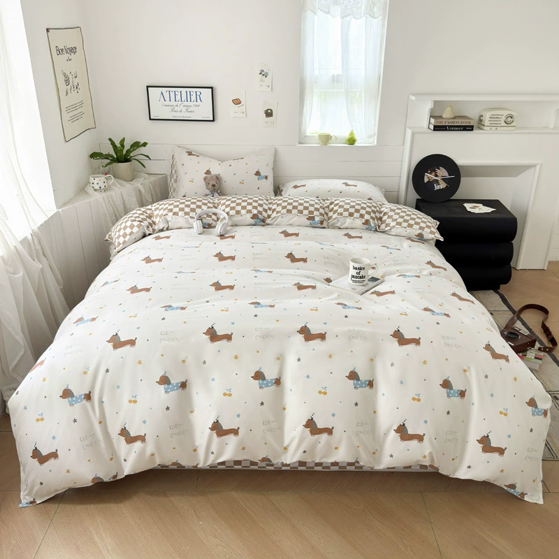 Duvet cover, cartoon pattern, winter home bedding — multiple cute patterns, sizes 150–220×240 cm
