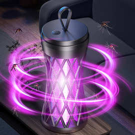 2024新款电击式家用户外带小夜灯充电式诱驱捕蚊器杀虫灭蚊灯跨境