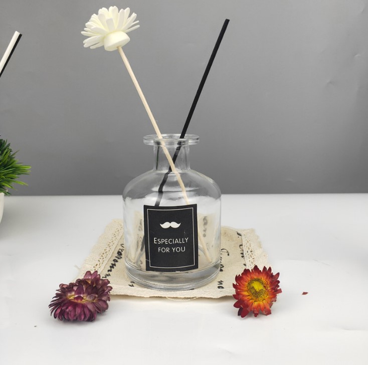 Botella de Vidrio de 100 ml para Aromaterapia, para Dormitorio, Uso Doméstico, Desodorizante, con Flores Secas, sin Llama, para Aceites Esenciales, Fragancia Interior Sellada image 9
