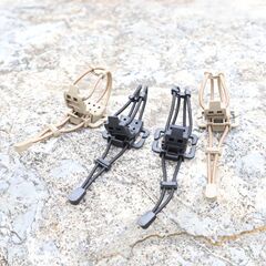 Outdoor backpack climbing pole strap buckle elastic rope binding buckle strap buckle backpack external buckle