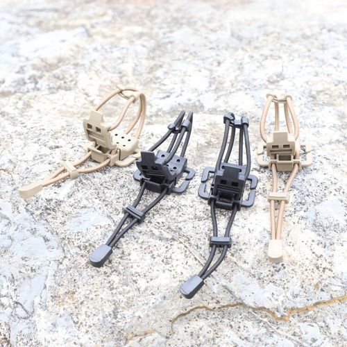 Outdoor backpack climbing pole strap buckle elastic rope binding buckle strap buckle backpack external buckle