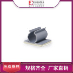 ESSENTRA益升华塑料尼龙卡扣线卡自粘贴式固定KKU型粘贴式线夹