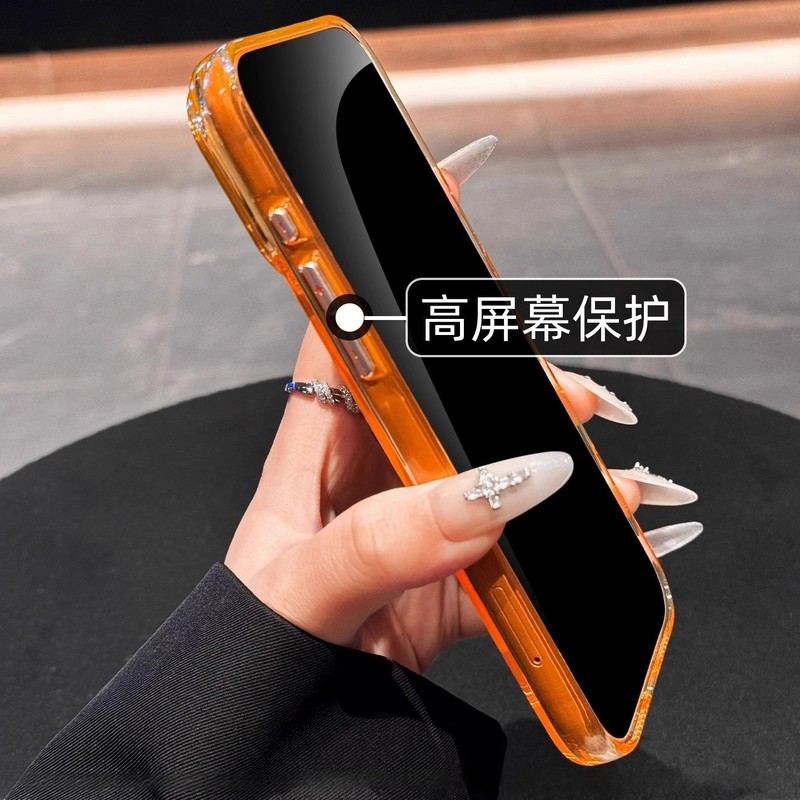 适用苹果17ProMax手机壳加厚透明磁吸iPhone16全包相机AI按键15硬|undefined
