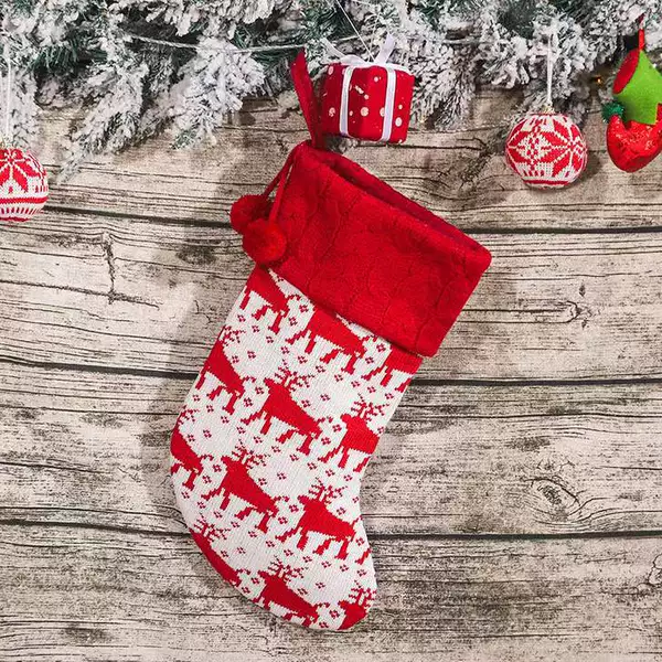 F-W140 D style deer Christmas stockings