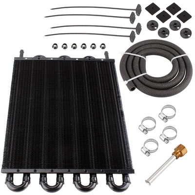 Cross-border car modification car air conditioning pipe belt condenser gearbox radiator 6 rows 8 rows 10 rows oil cooler